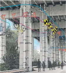  ?? Bentway: PARADE by Mimi Lien (2022) (Rendering). MIMI LIEN ??