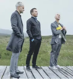  ??  ?? Jonny Lee Miller, Ewan Mcgregor and Ewen Bremner in T2