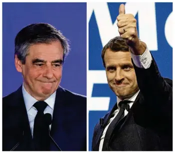  ?? (©MAXPPP) ?? François Fillon battu dans les Yvelines par Emmanuel Macron !