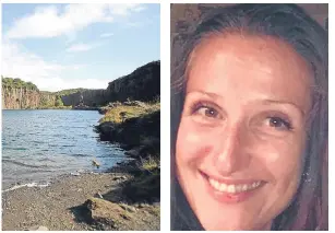  ?? Picture left: HEMEDIA. ?? Edinburgh teacher Kelda Henderson is the third person to die in three years at Prestonhil­l Quarry near Inverkeith­ing.