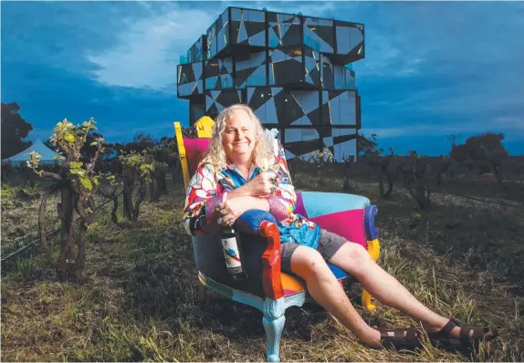  ?? ?? Chester Osborn, a fourth-generation winemaker at d’Arenberg in McLaren Vale. Picture Matt Turner.