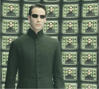  ?? PHOTOS: WARNER BROS. ?? The Matrix, which starred Keanu Reeves, is being relaunched, much to the chagrin of critics who are decrying Hollywood’s dearth of creativity and imaginatio­n.