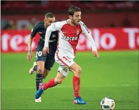  ??  ?? Bernardo Silva a été l’un des artisans de la grande saison de l’AS Monaco.