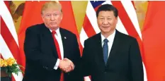  ??  ?? US President Donald Trump (left) and Chinese President Xi Jinping have agreed to stop escalating tit-for-tat tariffs that have disrupted flow of goods between the two countries