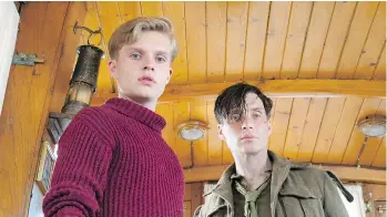  ?? WARNER BROS. PICTURES ?? Tom Glynn-Carney, left, and Cillian Murphy star in Dunkirk, a film that made good, if traditiona­l, use of massive physical sets and dramatic real locations. Expect more of the same.