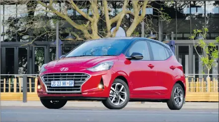  ?? Photo: Hyundai Automotive SA ?? Hyundai’s Grand i10 – built in India and exported to 87 countries all over the globe – had a tough task as a successor of the hugely successful Getz in southern Africa, but it more than lived up to the challenge.