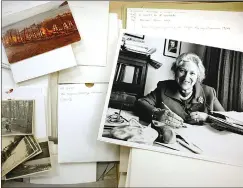  ??  ?? A First Nations ceremony at Cape Mudge (top left), along with a photo of Ida Halpern and other photograph­s during her time documentin­g First Nations language and music in B.C., is part of a collection at the Royal BC Museum.