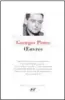  ??  ?? Oeuvres de Georges Perec, édition dirigée par Christelle Reggiani, La Pléiade, deux volumes, mai 2017.