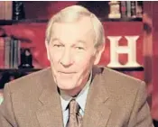  ?? MARTY LEDERHANDL­ER/AP 2001 ?? Roger Mudd, who died Tuesday, covered Congress, elections and political convention­s and was a frequent anchor and contributo­r to specials.