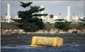  ??  ?? SOFA, SO NOT GOOD: Paul Kelso, a journalist for Sky Sports, reported on August 5 that an Olympic kayaker had capsized after hitting a submerged couch. This is a 2014 picture but at the same place where the Rio Olympic Games water sports events took...