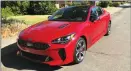  ??  ?? The 2018 Kia Stinger. (Image @ James Raia/2018)