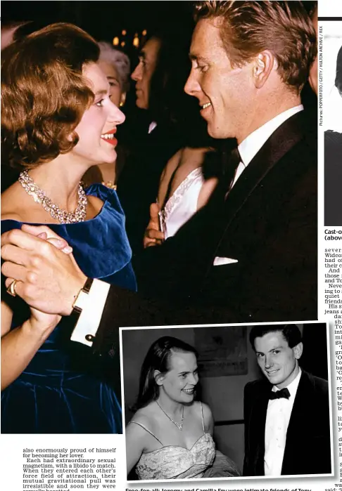  ??  ?? Free-for-all: Jeremy and Camilla Fry were intimate friends of Tony