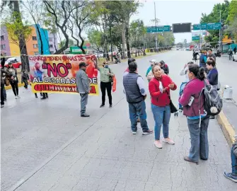  ?? ARCHIVO FEDERICO XOLOCOTZI ?? Protesta de padres de niños con cáncer