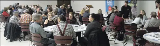  ?? Photos by Matthew Liebenberg ?? The regional fall banquet in Swift Current brought together Foodgrains Bank supporters from across southwest Saskatchew­an.