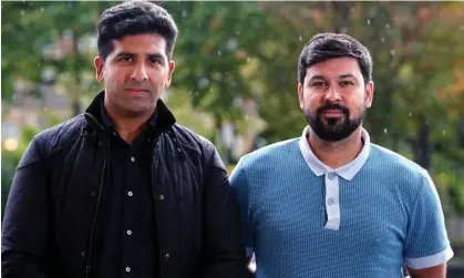  ?? ?? A lawyer representi­ng Majid Haq (left) and Qasim Sheikh said his clients are unconvince­d by Cricket Scotland’s attempts to root out institutio­nal racism. Photograph: Andrew Milligan/PA