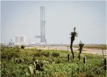  ?? Jon Shapley/Staff photograph­er ?? SpaceX is seeking 43 acres of land in Boca Chica State Park in a land swap deal with the Texas Parks and Wildlife Department.