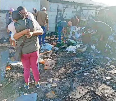  ??  ?? SINGLE mothers, grandmothe­rs and the elderly were among those affected by the blaze in Delft in the early hours of Sunday.
