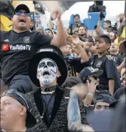  ?? GENARO MOLINA Los Angeles Times ?? LAFC fans might have another reason to scream now that the team is raising prices on season tickets.