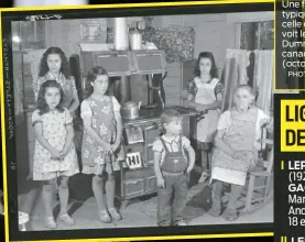  ?? PHOTO FOURNIE PAR LIBRARY OF CONGRESS / JACK DELANO / DOMAINE PUBLIC ?? Une famille canadienne-française typique des comtés du Maine, comme celle dont provient Paul LePage. Ici, on voit les enfants et la mère de Patrick Dummond, un cultivateu­r de patates canadien-français à Lille, dans le Maine (octobre 1940).