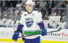  ?? LINDSAY A. MOGLE/UTICA COMETS ?? Canucks prospect Nikolay Goldobin has been playing a lead role in the Comets’ AHL playoff series with the Toronto Marlies, leading the power play and killing penalties.