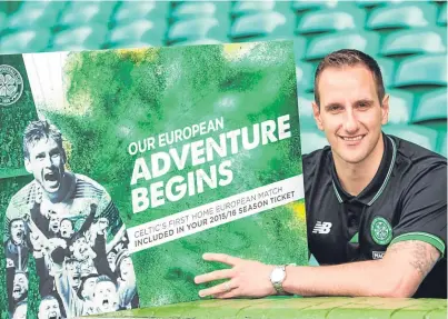  ?? Picture: SNS Group. ?? Celtic coach John Kennedy promotes next month’s Champions League qualifier with Stjarnan.