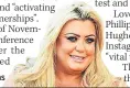  ??  ?? ‘UK GRETA’ Gemma Collins