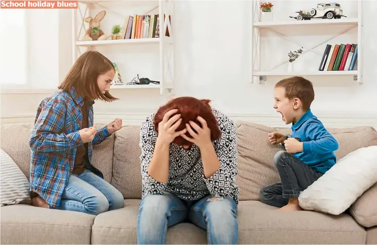  ?? ISTOCK ?? School holidays give parents everywhere the chance to make the most of all those precious moments with the kids before they grow up way too fast and leave home.