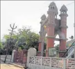  ?? HT ?? Since 2013, when the government launched the boundary wall scheme, ₹35.5 crore has been spent on 374 big and small graveyards of Meerut district.