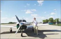  ??  ?? Mason Andrews, 18, of Monroe in northeast Louisiana is the youngest to flysolo round-the-world. (AP)