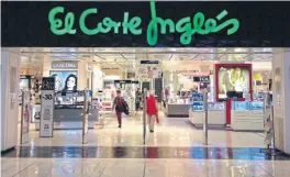  ??  ?? el Corte inglés hoy cuenta con 90 centros