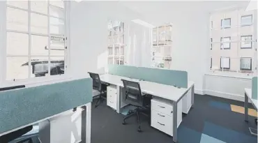  ??  ?? 0 Glasgow has seen a rise in the number of serviced offices, including Nexus in West Regent Street.