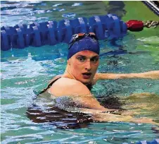  ?? FOT. JOHN BAZEMORE/AP ?? • Pływaczka Lia Thomas po trzech latach od uzgodnieni­a płci wygrała akademicki­e mistrzostw­a USA
