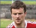  ??  ?? Kilsyth Rangers assistant boss/ player Kevin McBride