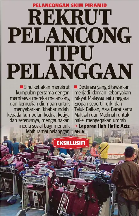 Rekrut Pelancong Tipu Pelanggan Pressreader