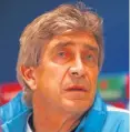  ??  ?? Manuel Pellegrini: focused on the games ahead.