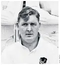  ??  ?? Hastings in 1955: ‘He was a very modern player, relishing open play,’ his Gloucester team-mate Peter Ford recalled