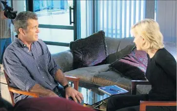  ?? Rick Rowell ABC ?? MEL GIBSON sits with “Good Morning America’s” Diane Sawyer in 2006 after a much-publicized meltdown.
