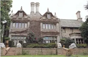  ?? GABRIEL BOUYS, AFP/GETTY IMAGES ?? Hugh Hefner, the silk-pajamas-wearing founder of Playboy magazine who helped steer nudity into America’s mainstream, died Wednesday at 91. Above, the Playboy Mansion in Beverly Hills in 2007.