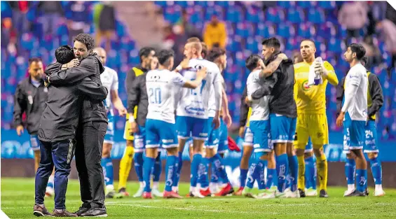  ?? ?? Nicolás Larcamón, estratega de La Franja, ha sido un técnico capaz de tener a su club en la cima con siete puntos de nueve jugados.