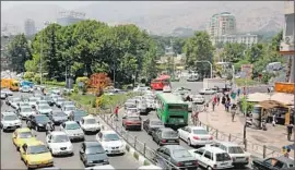  ?? Atta Kenare AFP/Getty Images ?? A SYSTEM known as INSTEX is intended to compensate Iran for staying in the nuclear agreement as the U.S. levies more sanctions. Above, traffic in Tehran.