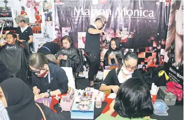  ??  ?? Make-up demonstrat­ions by Maison Monica Hair and Beauty Academy are among the activities planned.