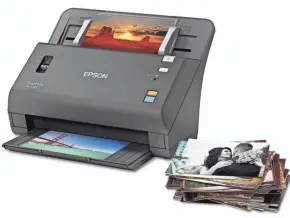  ?? EPSON.COM ?? The Epson FastFoto FF-640 runs about $649 but is fast.