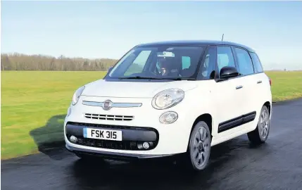  ??  ?? Fiat 500L MPW