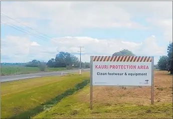  ?? PHOTO / MPI. ?? New sign installed in the Coromandel region.