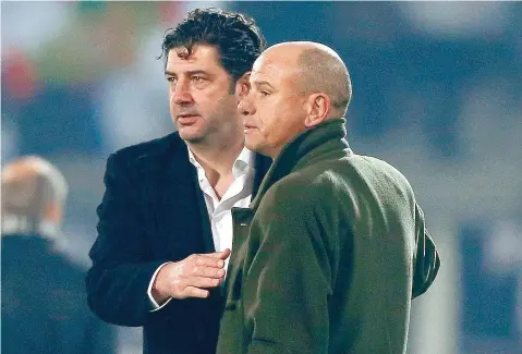  ??  ?? Rui Vitória e José Mota defrontam-se amanhã pela sétima vez nas suas carreiras