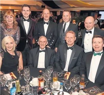  ?? ?? FAMILY FIRM: Trojan Crates at The P&J’s Gold Awards 2018. Picture by Kenny Elrick.