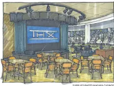  ?? SUPPLIED PHOTO NIAGARA CASINOS ?? This is an artist's rendering of the stage area being created as part of a $7-million investment at Casino Niagara.