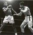  ?? Foto: dpa ?? 1966: Karl Mildenberg­er (r.) gegen Muhammad Ali.