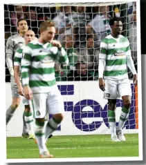  ??  ?? Blunder: Ambrose was badly at fault when Celtic threw away their two-goal lead against Fenerbahce in the Europa League