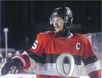  ?? — GETTY FILES ?? Erik Karlsson’s 32:15 of ice time on Saturday night set an outdoor game record.